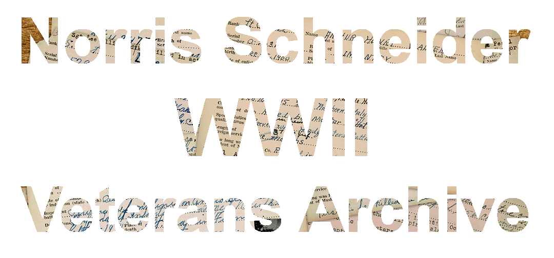 Schneider WWII Muskingum Veterans Archive