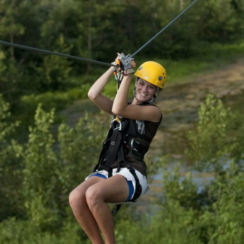 zipline at the wilds